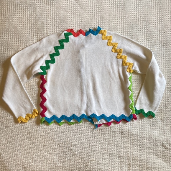 Vintage Lisa Nichols Colorful Zigzag Sweater Size Small - Picture 3 of 9